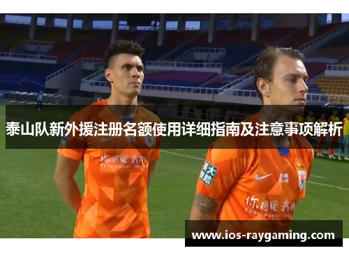 泰山队新外援注册名额使用详细指南及注意事项解析