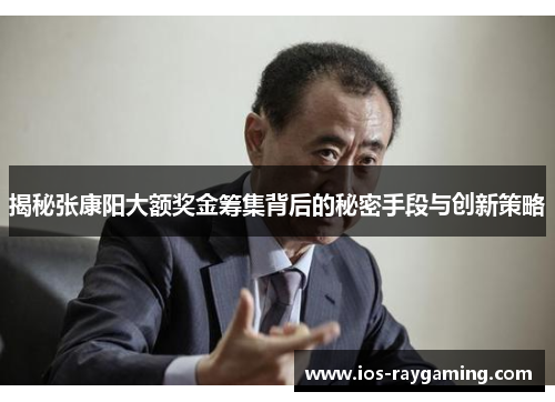 揭秘张康阳大额奖金筹集背后的秘密手段与创新策略