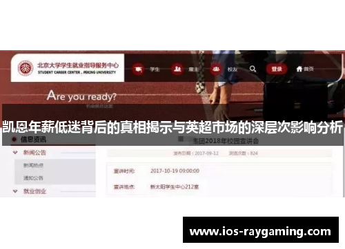 凯恩年薪低迷背后的真相揭示与英超市场的深层次影响分析